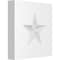 Ekena Millwork Standard Sedgwick Star Rosette With Square Edge, 3"W x 3"H x 1/2"P ROSP030X030X050SDG06 - alternate 1